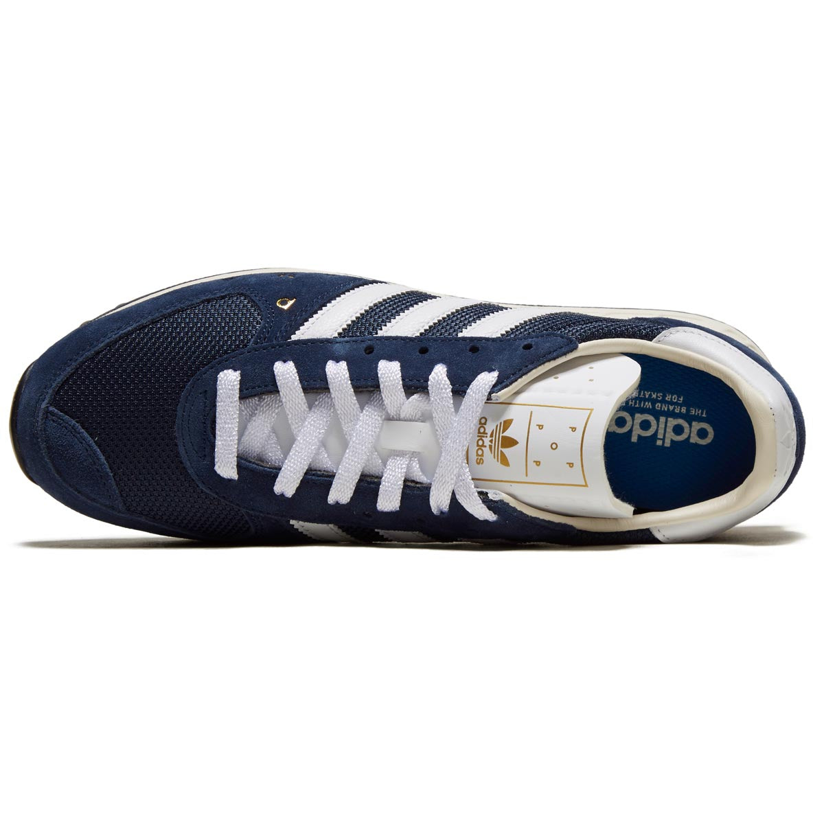Adidas x Pop Trading Co Trx Shoes - Collegiate Navy/White/Chalk White image 3