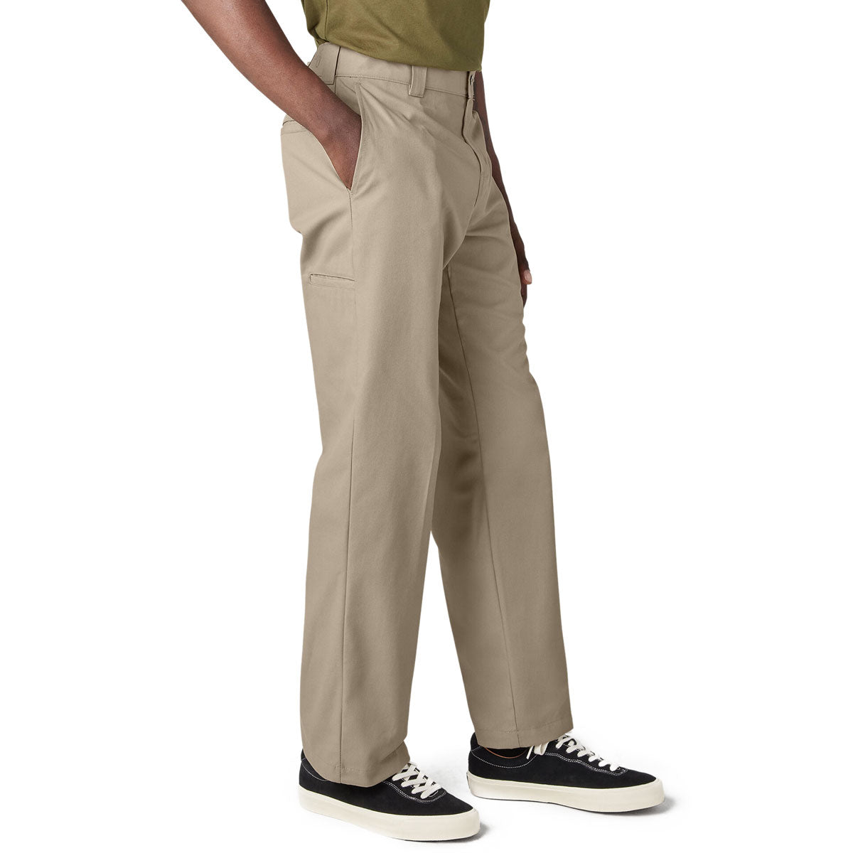 Dickies Jamie Foy Loose Straight Twill Pants - Desert Sand image 3