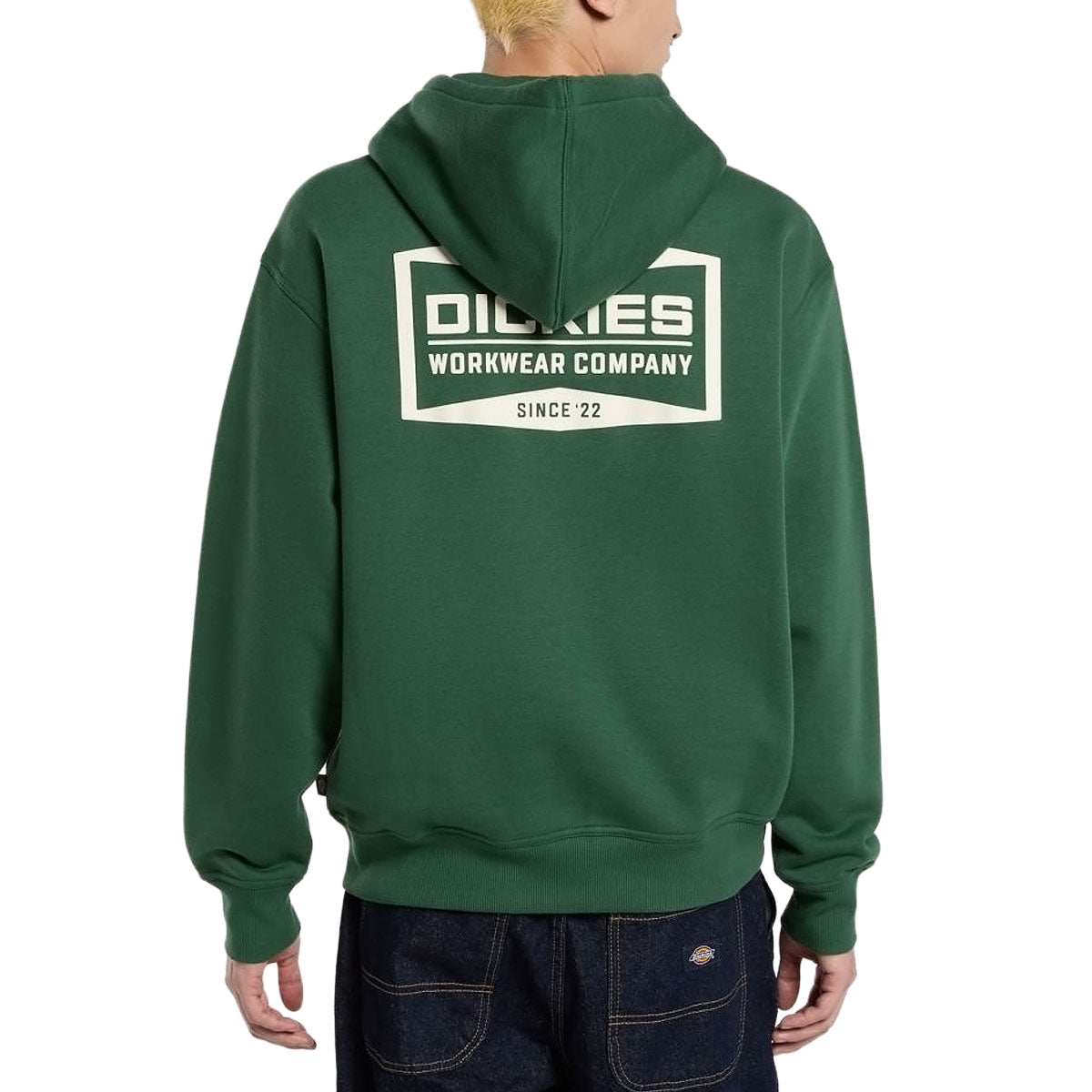 Dickies Bolivar Full Zip Up Hoodie - Pine Needle Green image 2