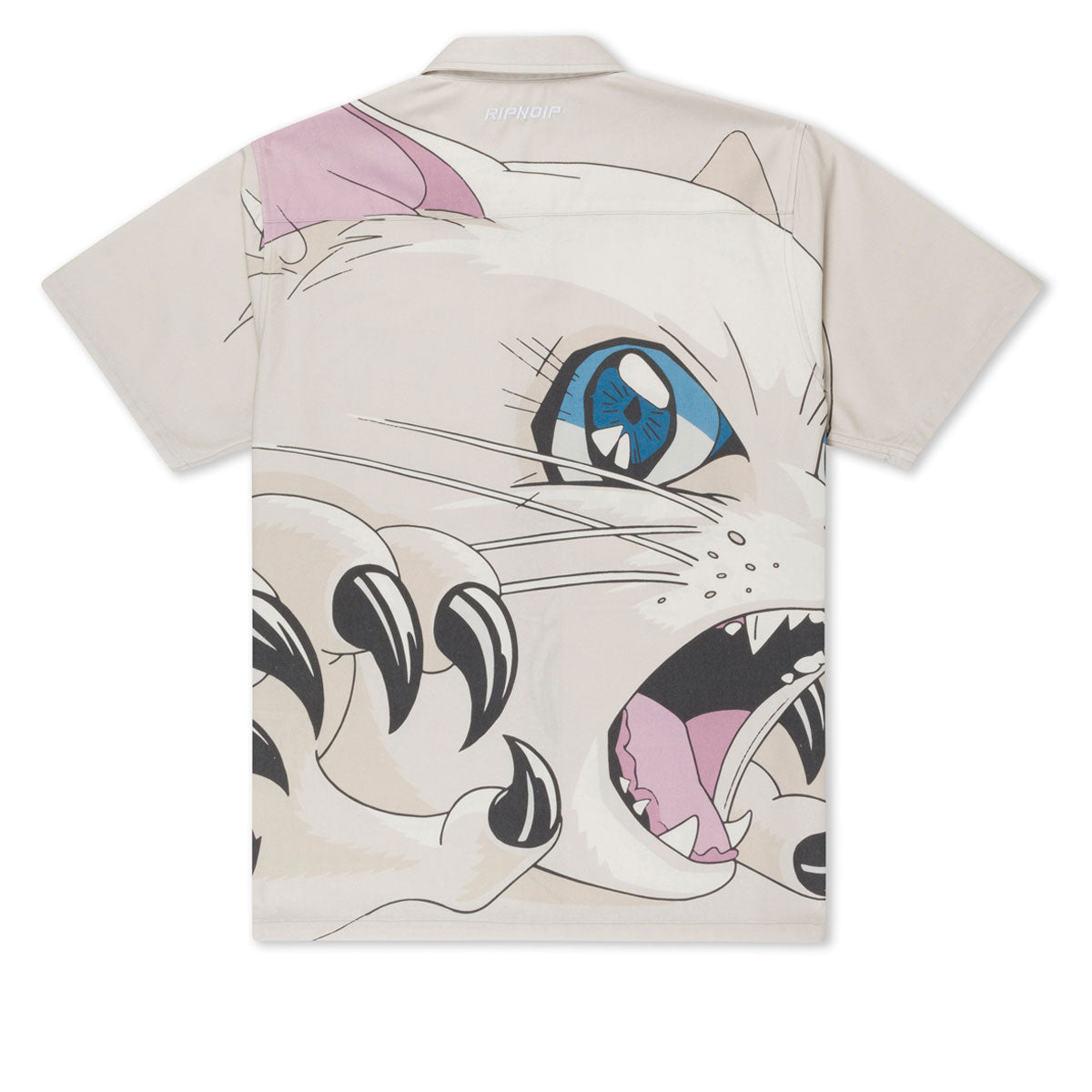 RIPNDIP Metal Claw Button Up Shirt - Bone image 2