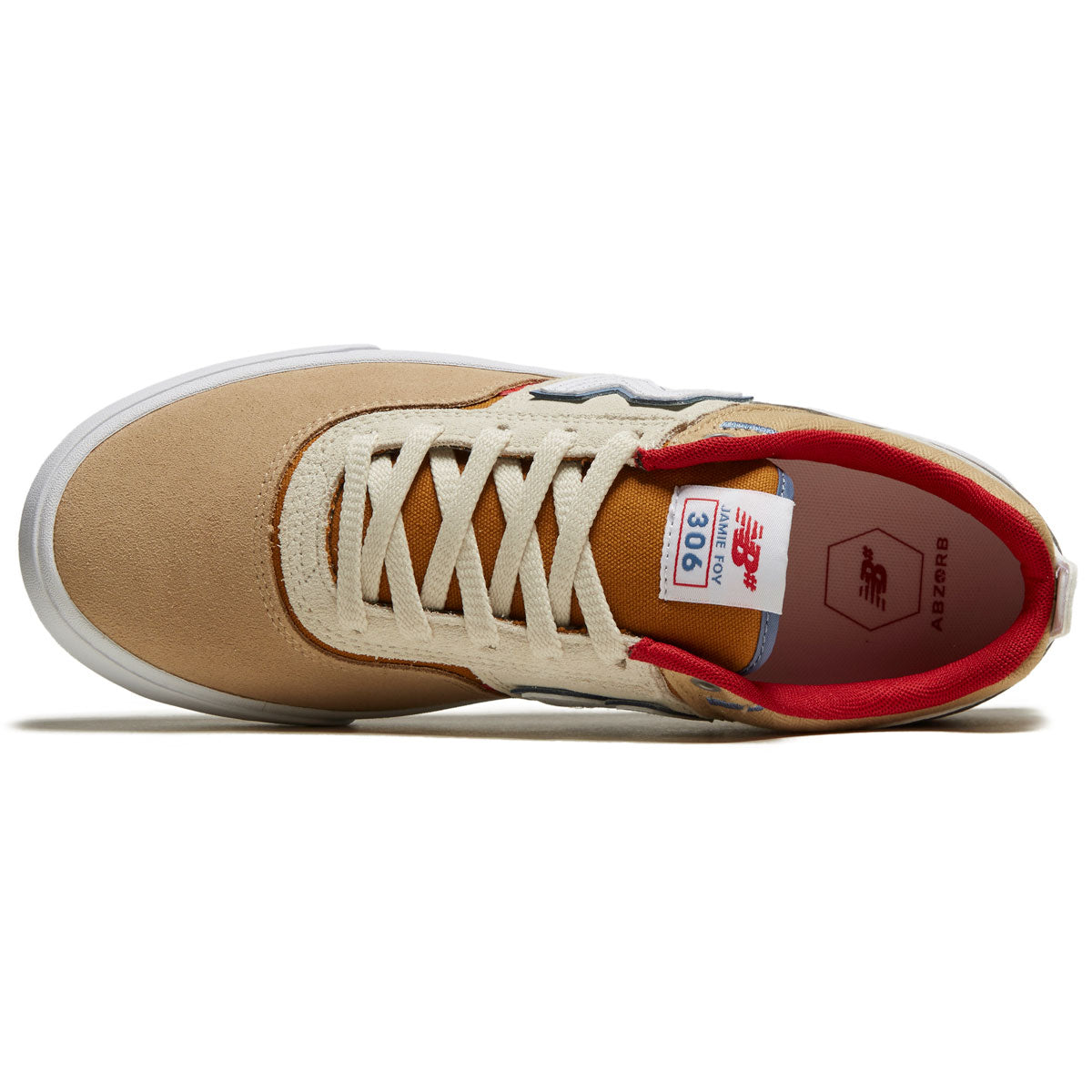 New Balance 306 Foy Shoes - Tan/Red image 3