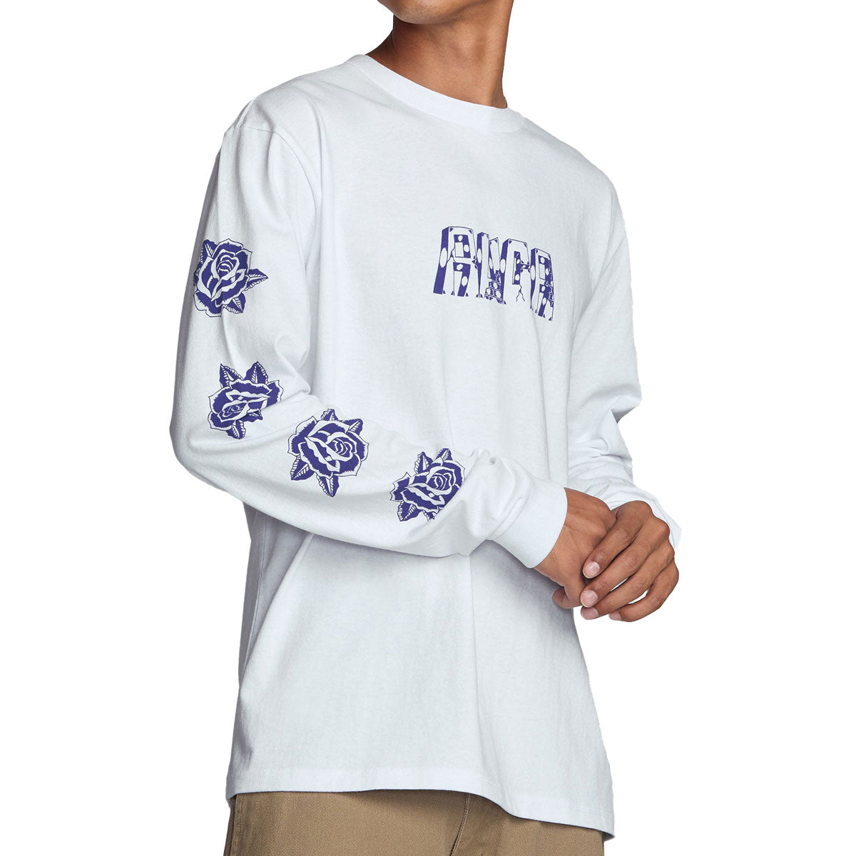 RVCA Barbarosa Long Sleeve T-Shirt - White image 3