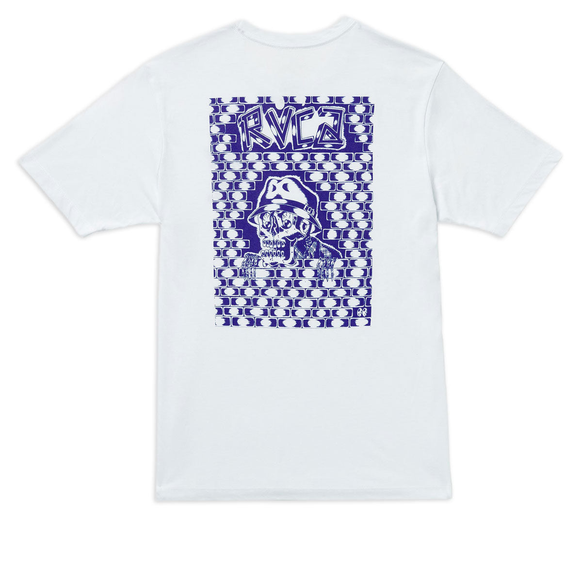 RVCA Jesse Barba Skull Wall T-Shirt - White image 1