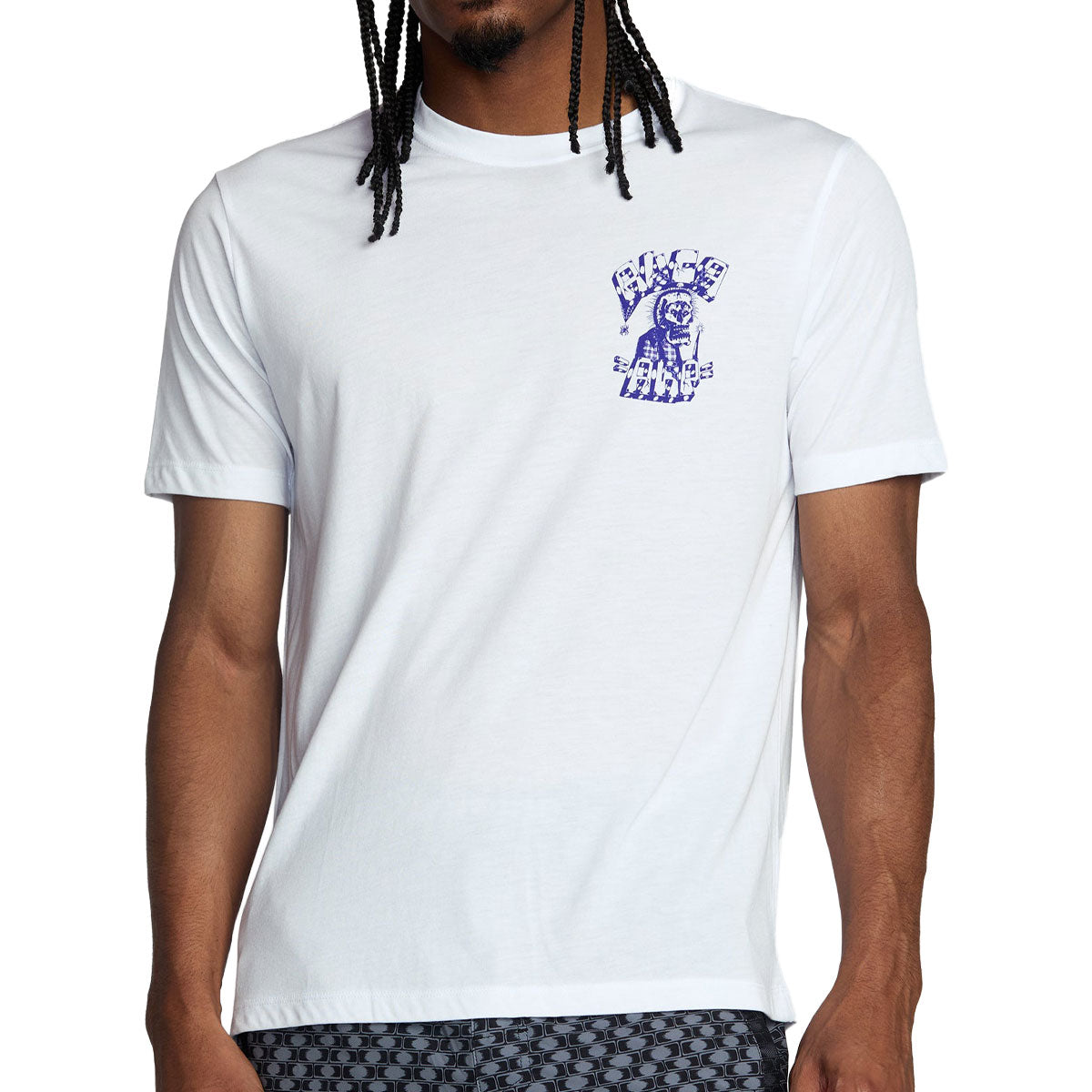 RVCA Jesse Barba Skull Wall T-Shirt - White image 3