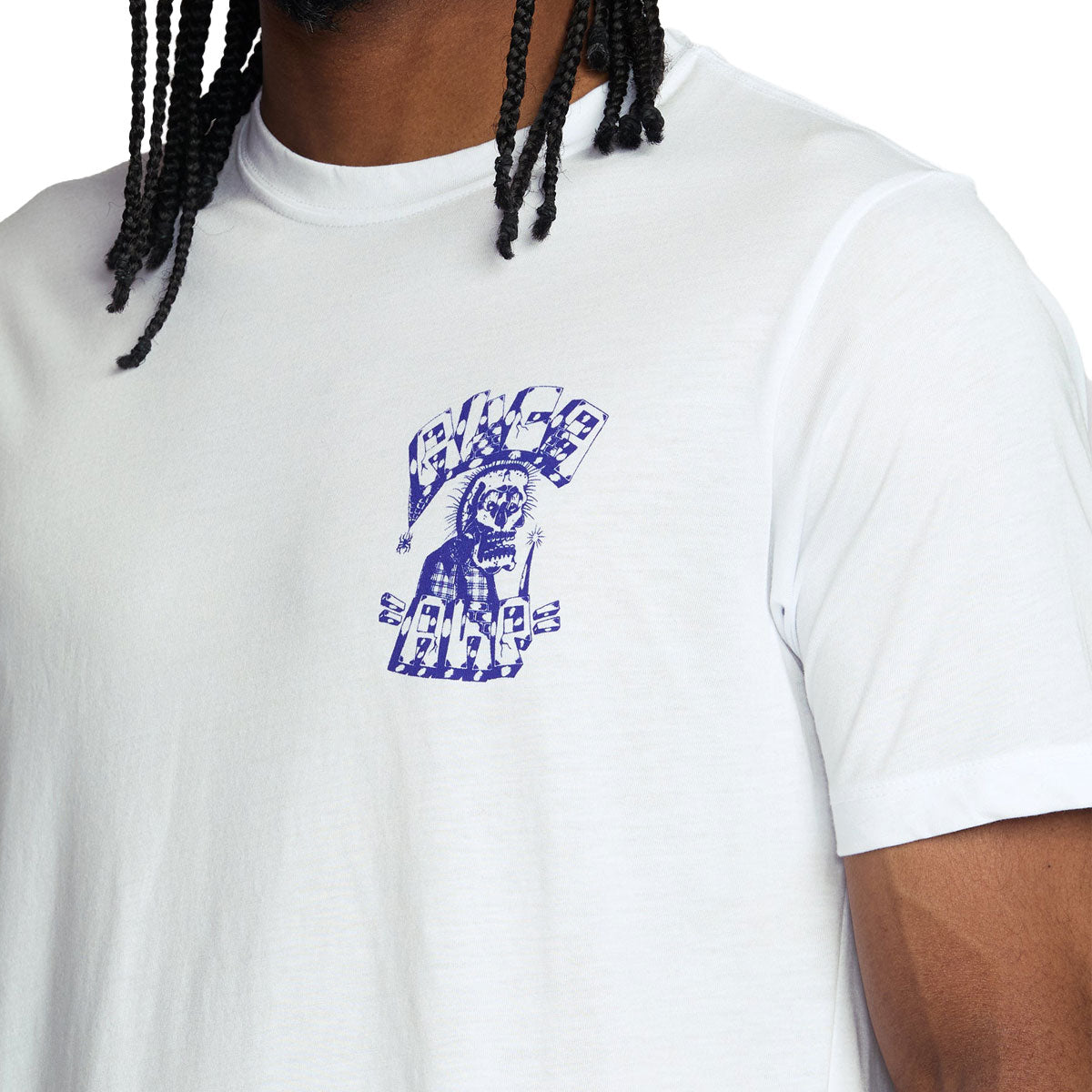 RVCA Jesse Barba Skull Wall T-Shirt - White image 5