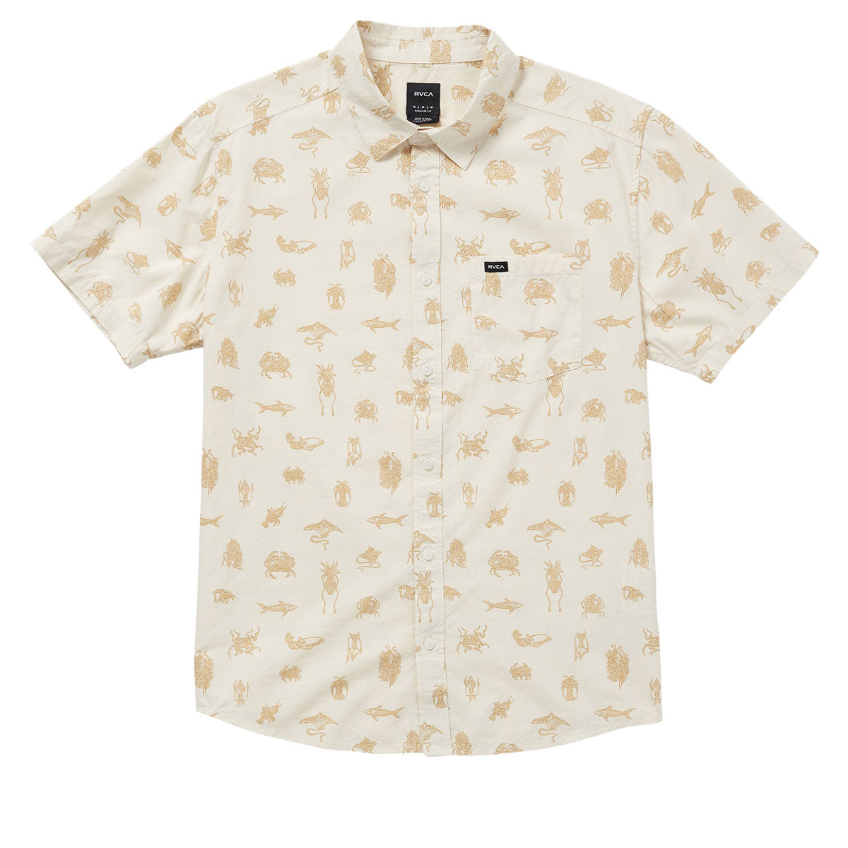 RVCA Sea Life Shirt - Natural image 1