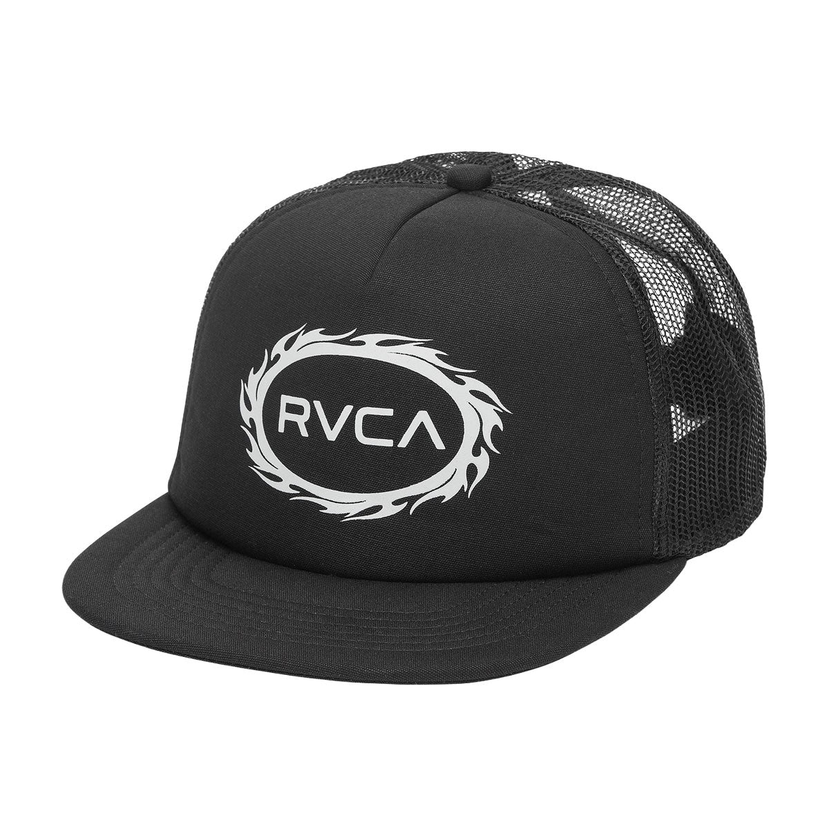 RVCA Tribal Spin Foamy Trucker Hat - Black image 1