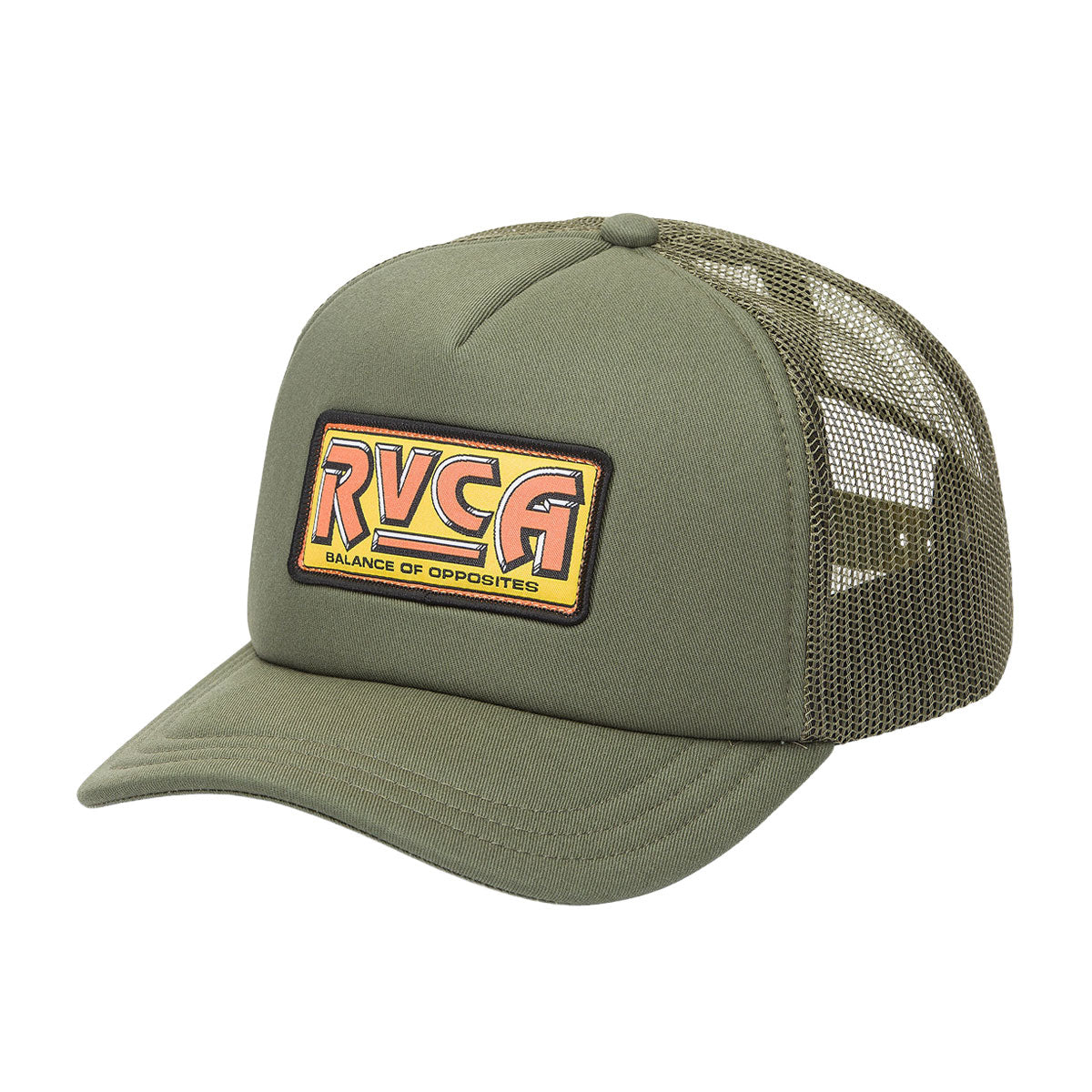 RVCA Service Foamy Trucker 2 Hat - Olive image 1