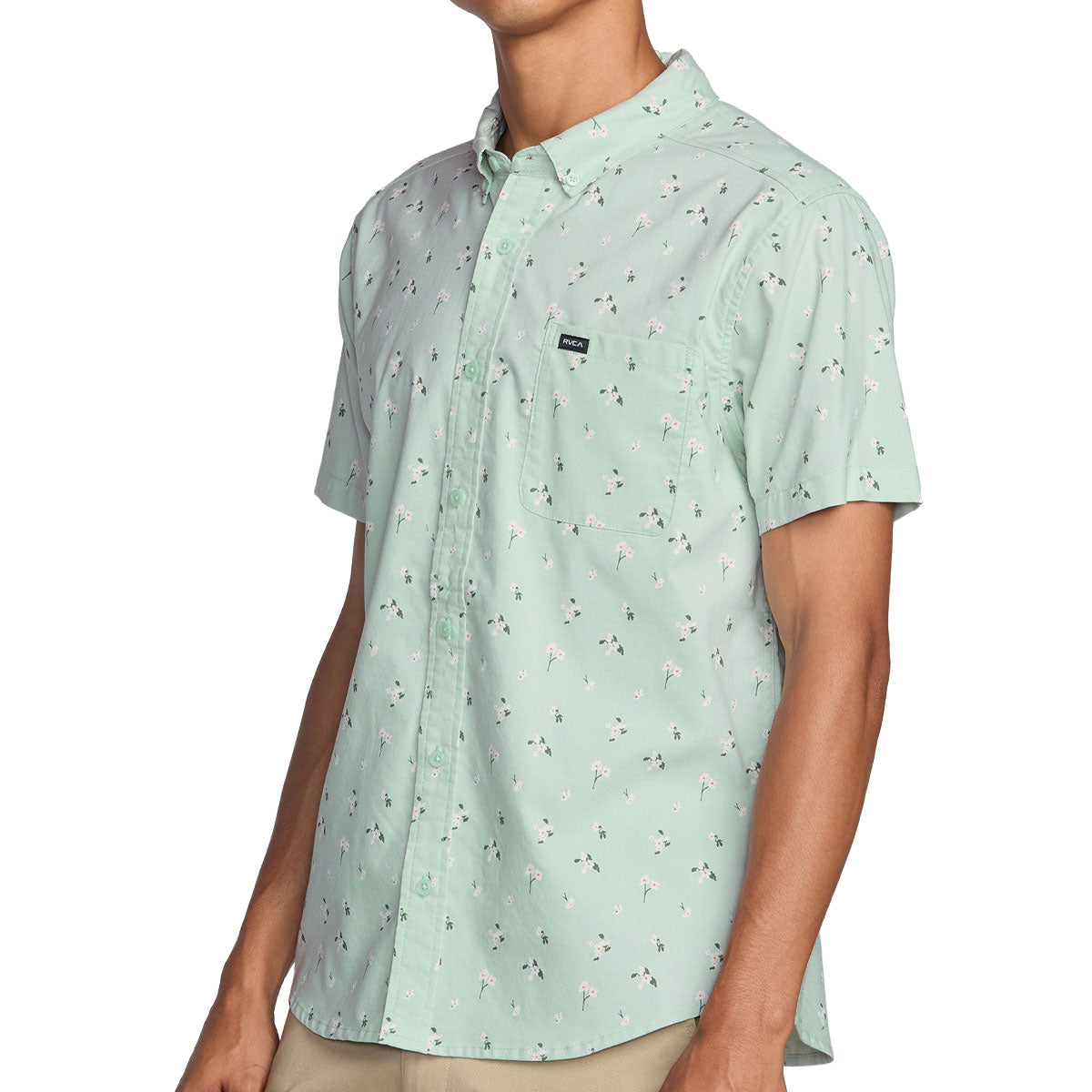 RVCA Thatll Do Print Shirt - Green Tea image 4