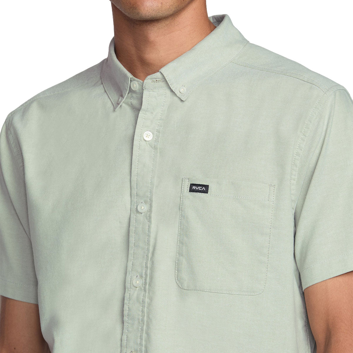 RVCA Thatll Do Stretch Shirt - Ranger Green image 3