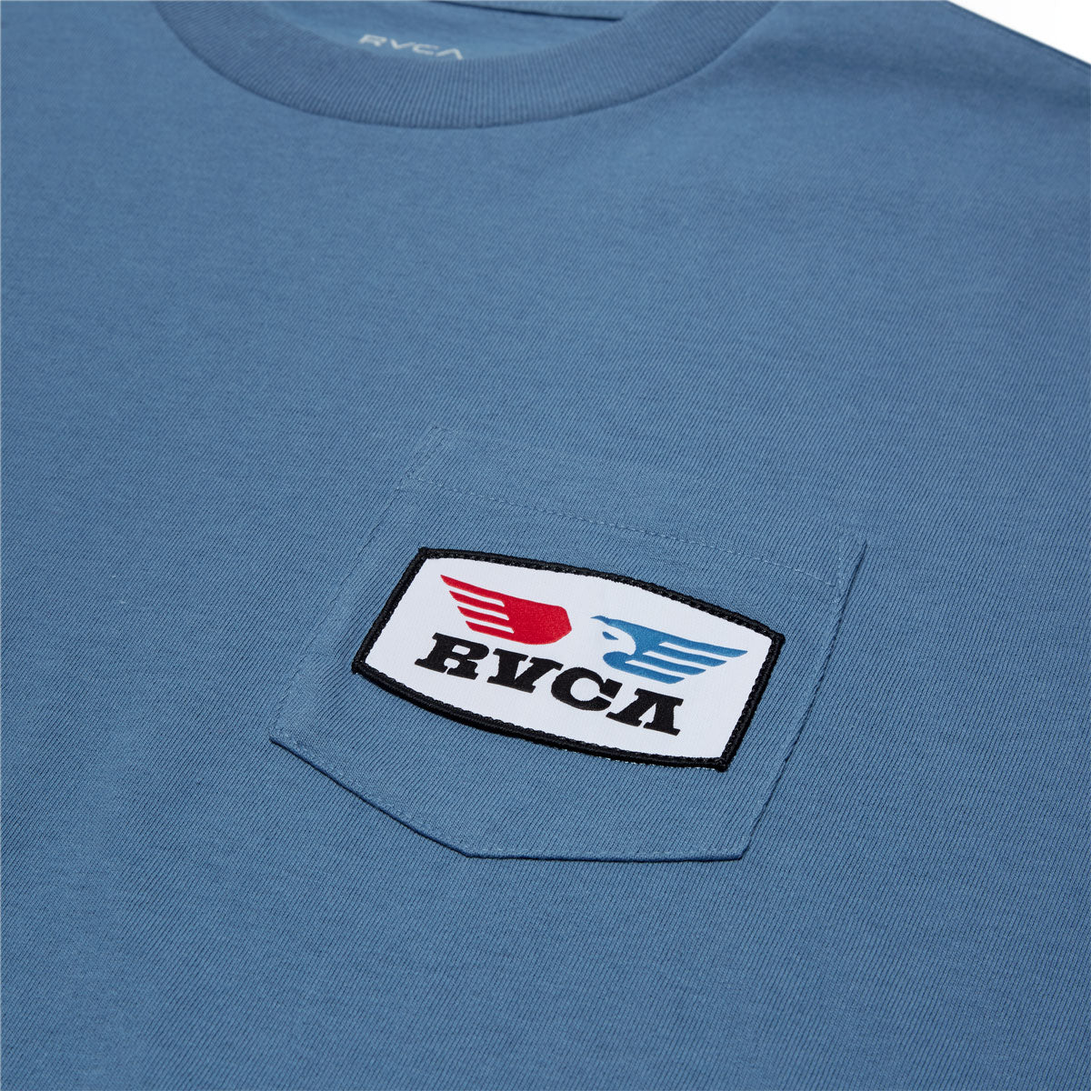 RVCA Soar Pocket T-Shirt - Federal Blue image 3