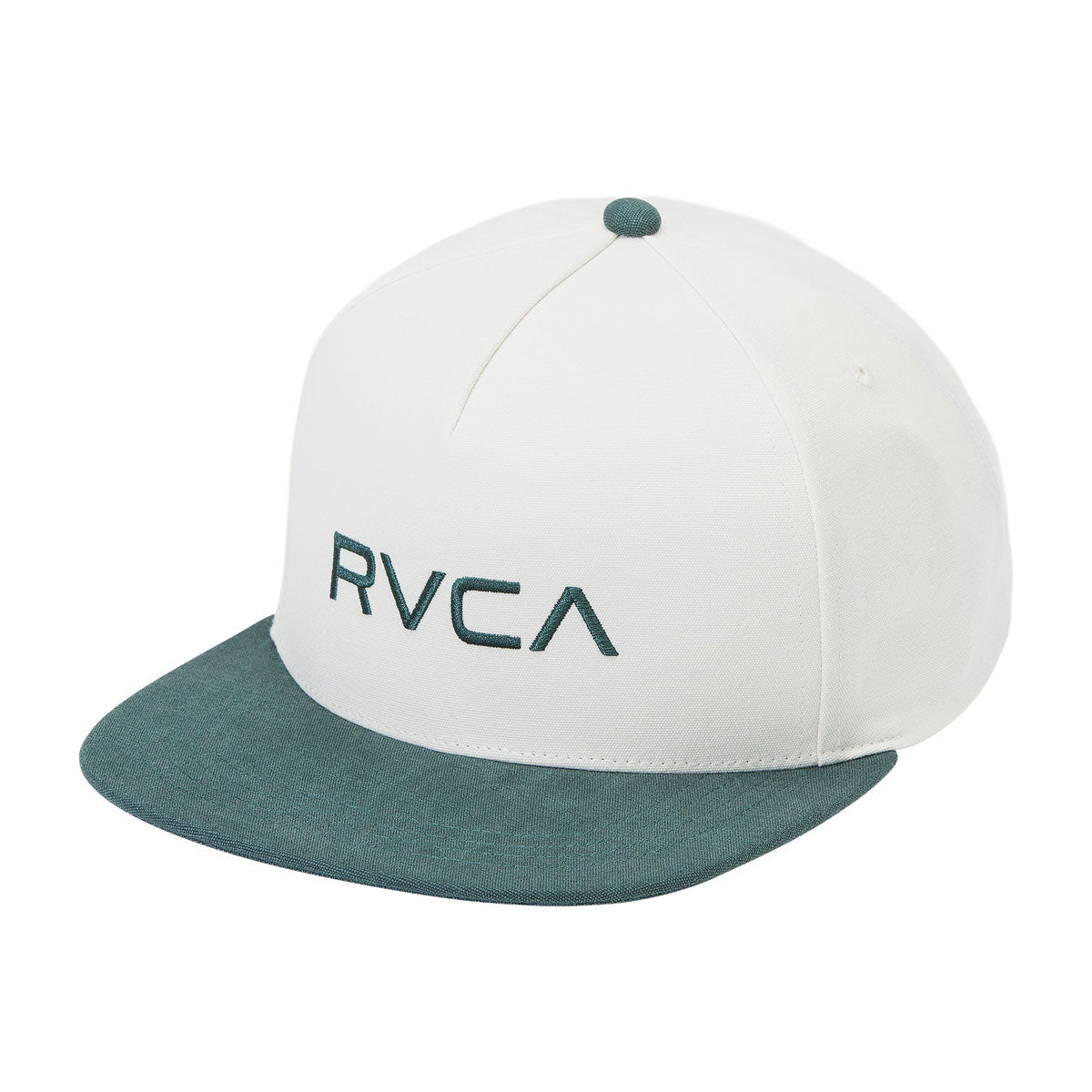 RVCA Two Tone Snapback Hat - Hunter Green image 1