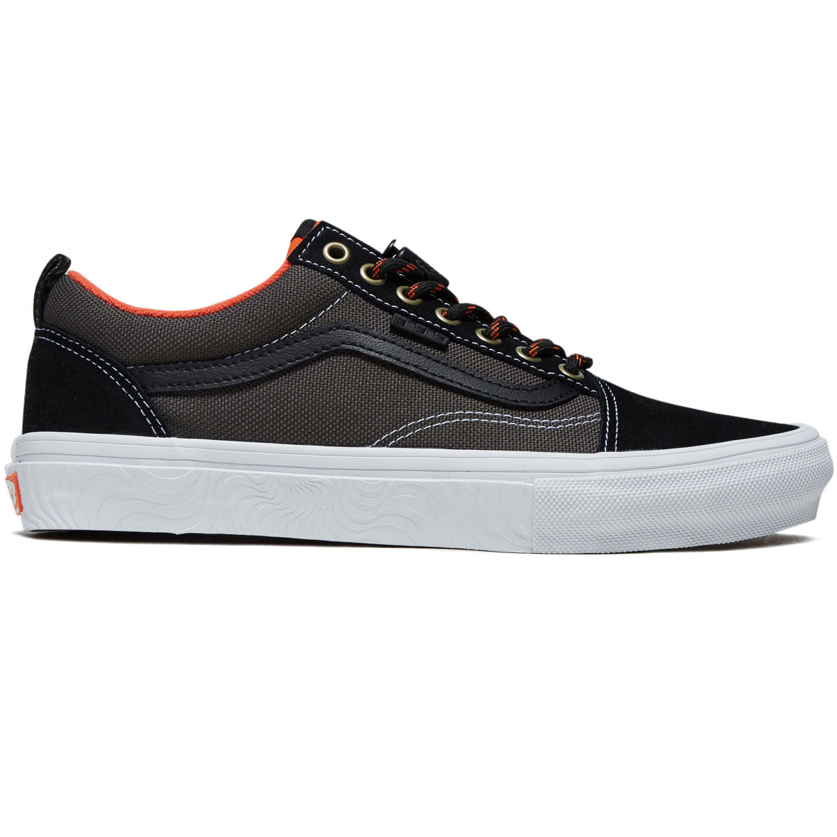 スケートボード vansskate old skool spitfire black/flame Vans Skate x Spitfire Old Skool Black & Flame Skate Shoes