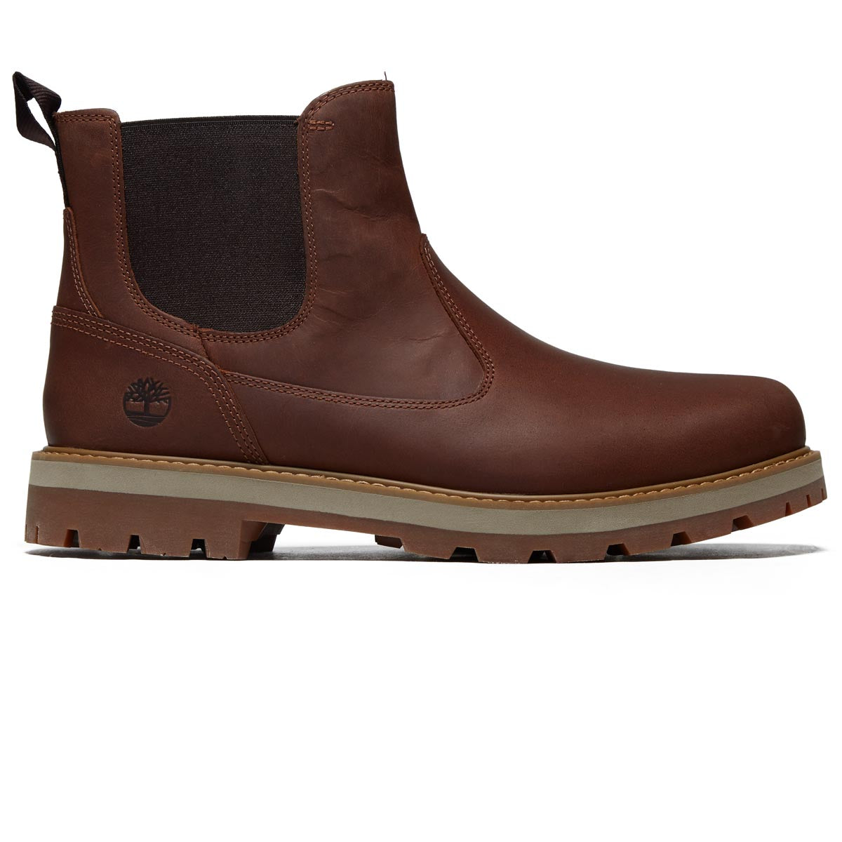 Timberland Britton Road Mid Chelsea Boots - Rust Full Grain 