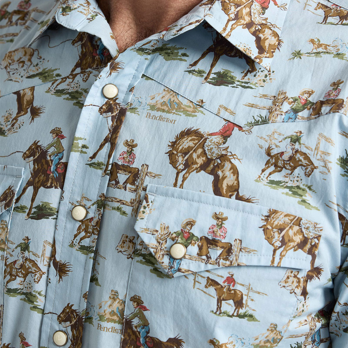Pendleton Laramie Shirt - Wild Horse Blue image 3