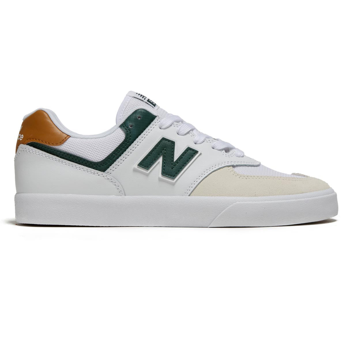 New Balance 574 Vulc Shoes - White image 1