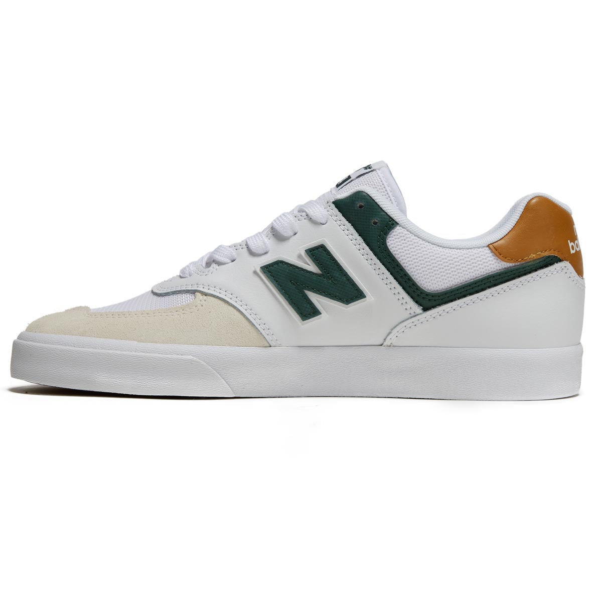 New Balance 574 Vulc Shoes - White image 2