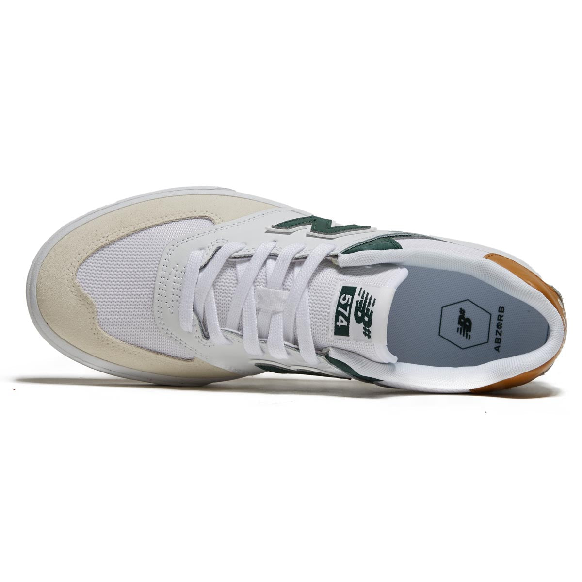 New Balance 574 Vulc Shoes - White image 3