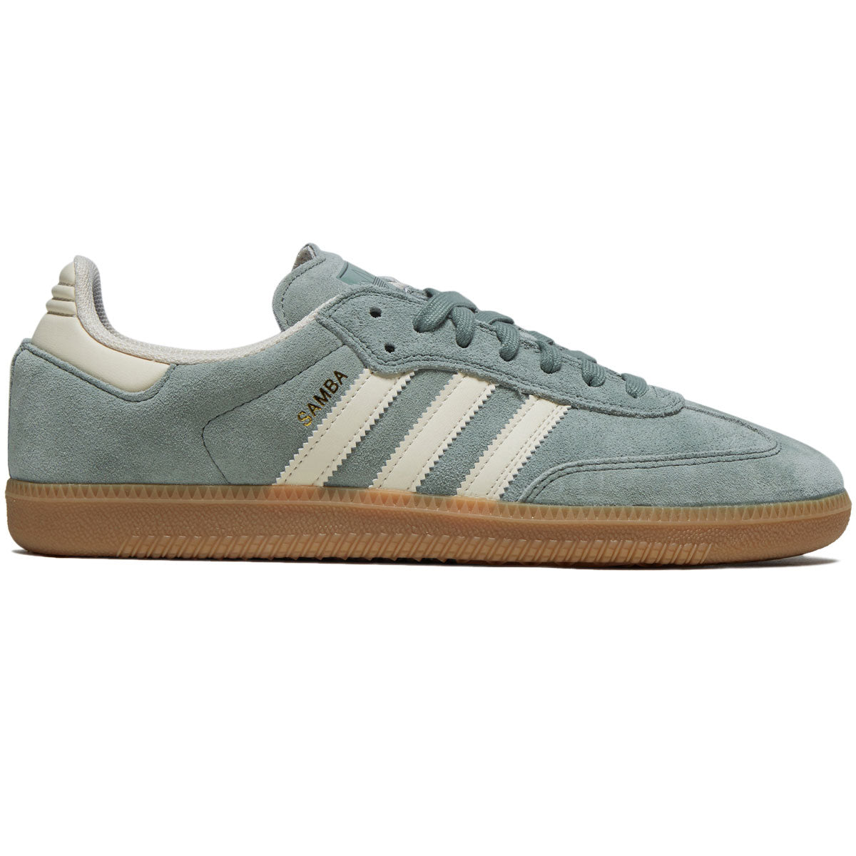 Adidas Samba Adv Shoes Silver Green/Wonder Wheat/Gold Metallic