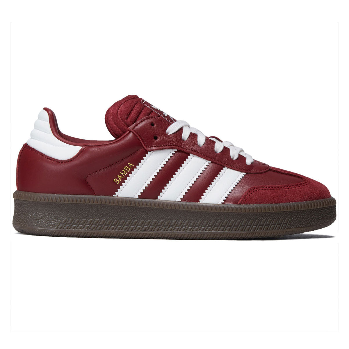 adidas Samba Xlg Shoes - Noble Maroon/Core White/Gum adidas Samba Xlg Shoes - Noble Maroon/Core White/Gum