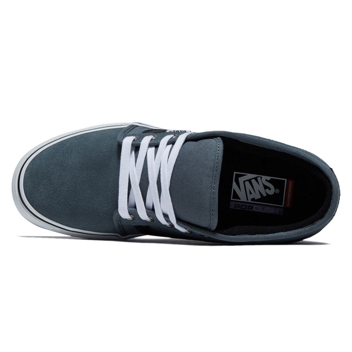 Vans Skate Chukka Low Sidestripe Shoes - Black/Slate Blue image 3