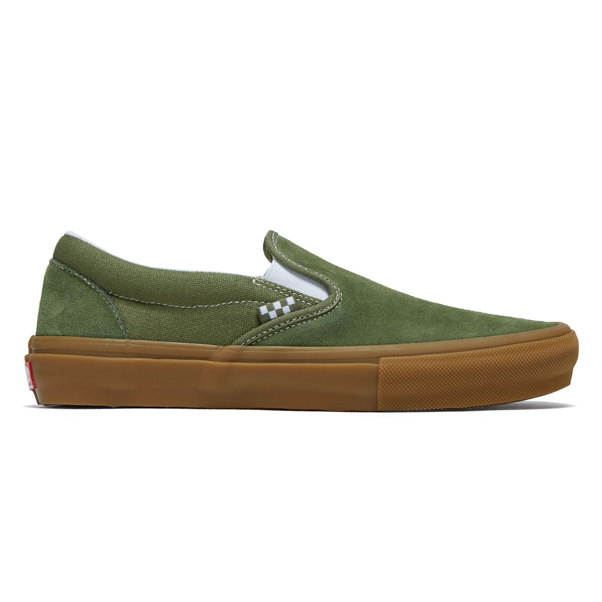 Vans Skate Slip-On Shoes - Green/Gum image 1
