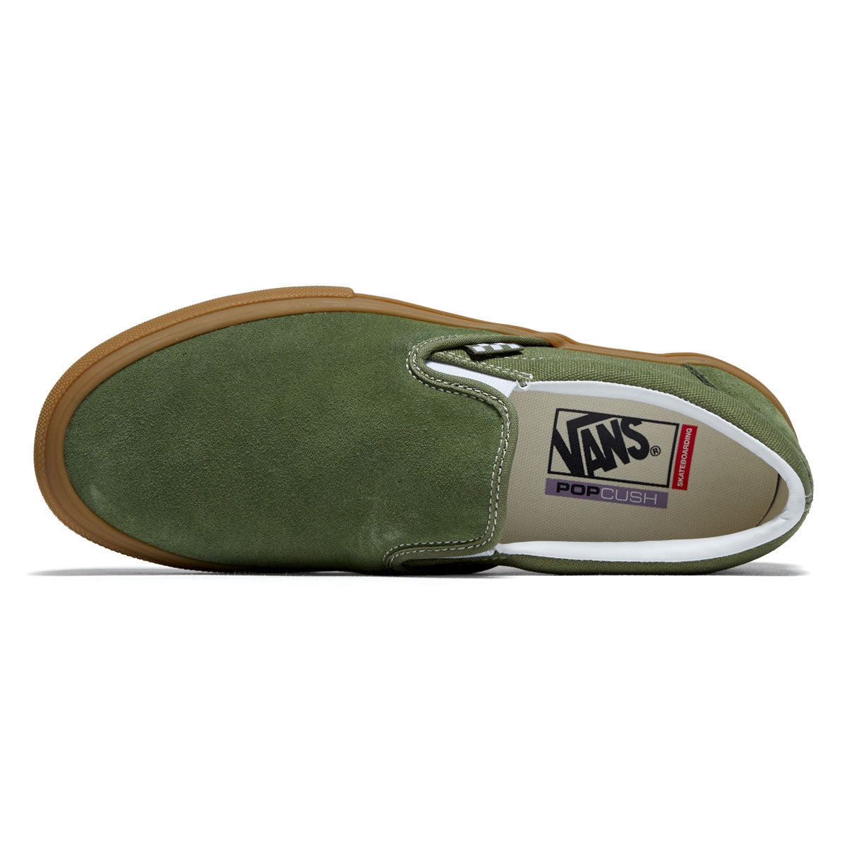 Vans Skate Slip-On Shoes - Green/Gum image 3