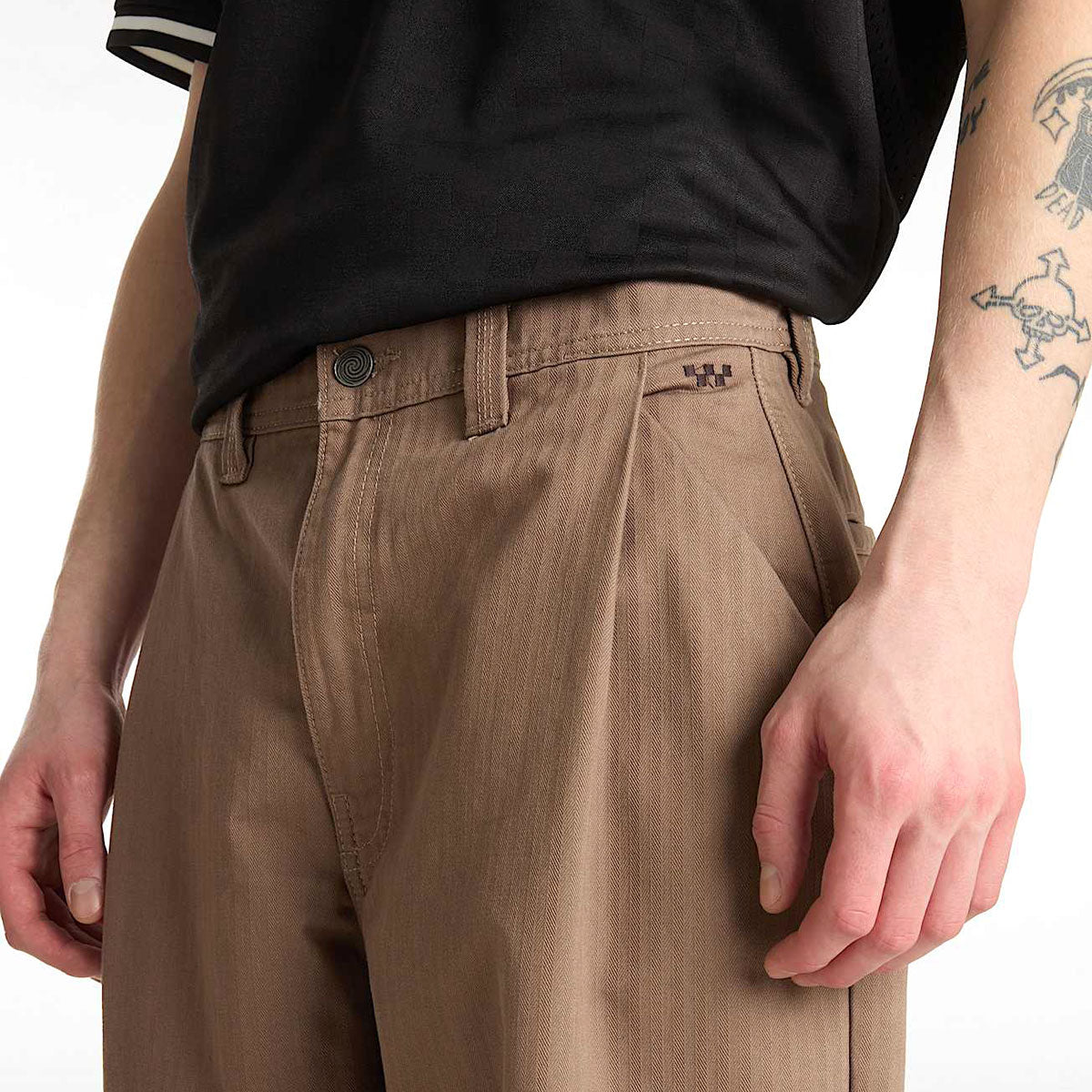 Vans Skate Loose Pleated Pants - Walnut image 4