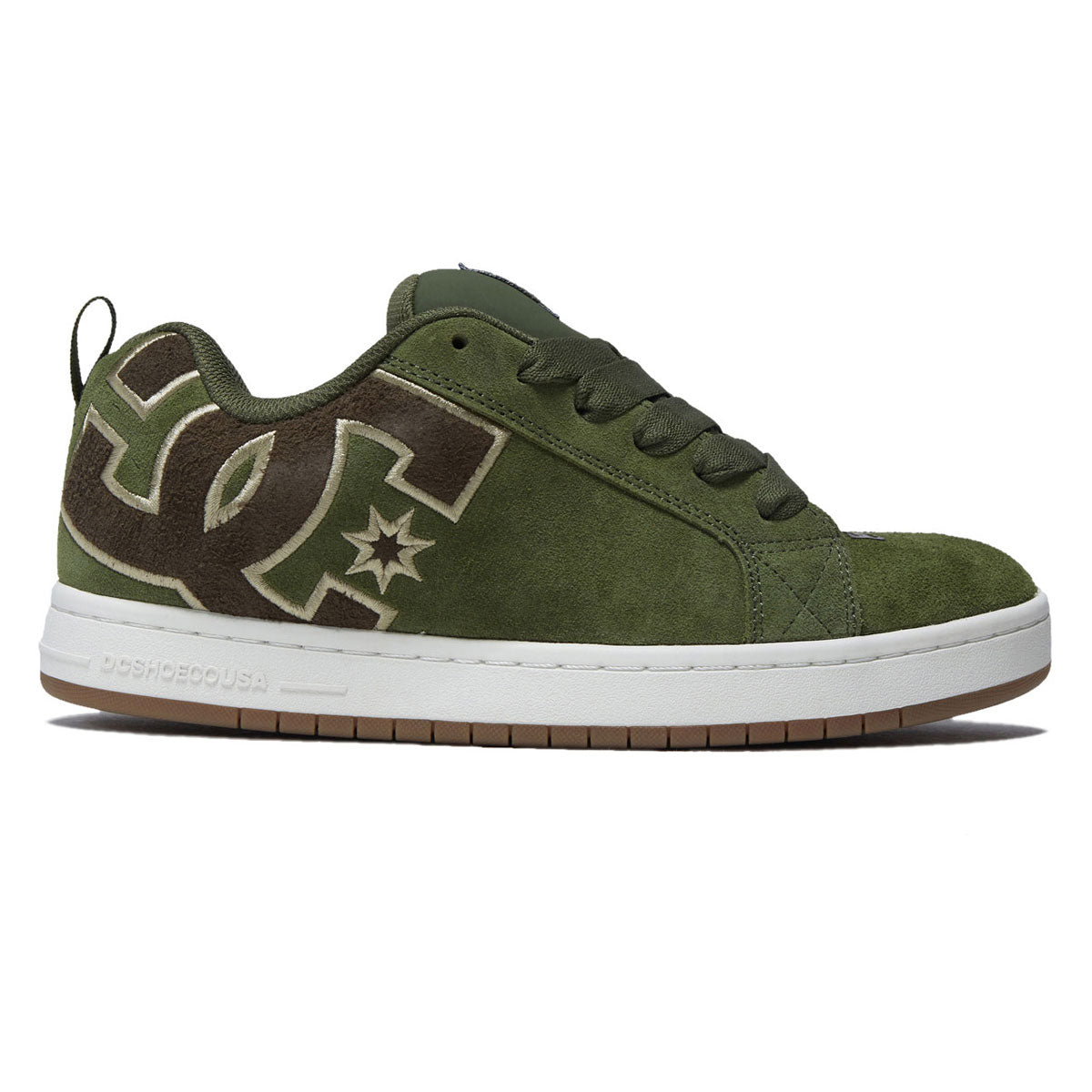 DC Court Graffik SE Shoes - Olive/Dark Green – Daddies Board Shop
