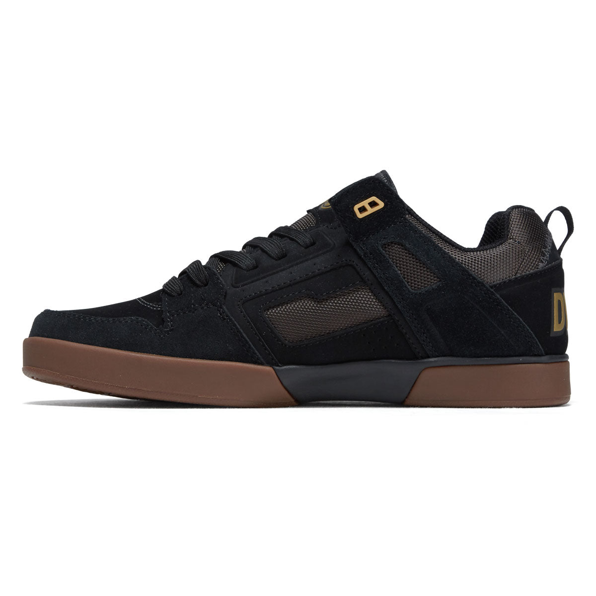 DVS Comanche LT Shoes - Black/Black/Gum Suede image 2