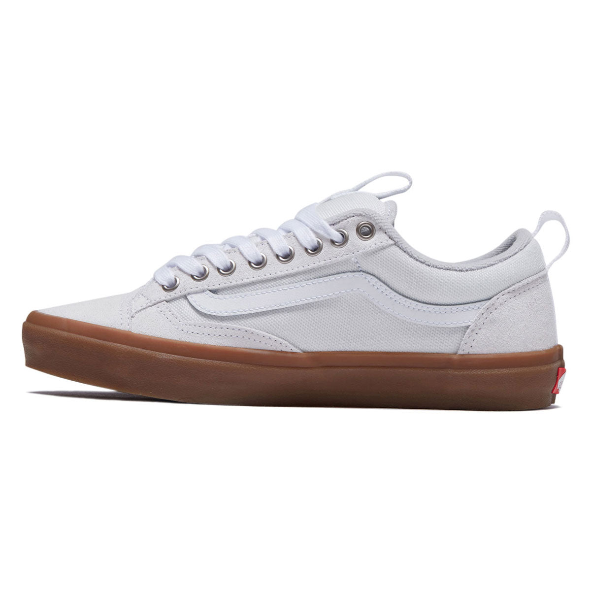 Vans Skate Old Skool 36+ Shoes - White/Gum image 2