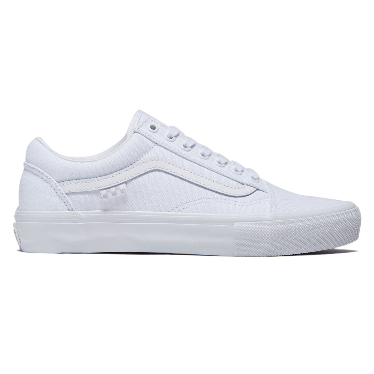 Vans Skate Old Skool Shoes - Canvas True White image 1