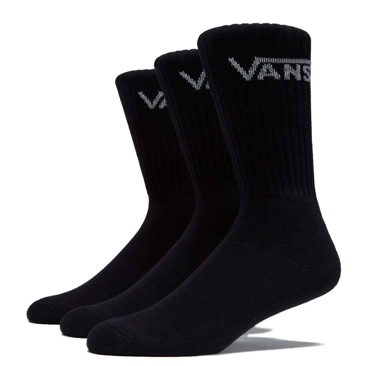 Vans Classic Crew 3 Pack Of Socks - Black image 1