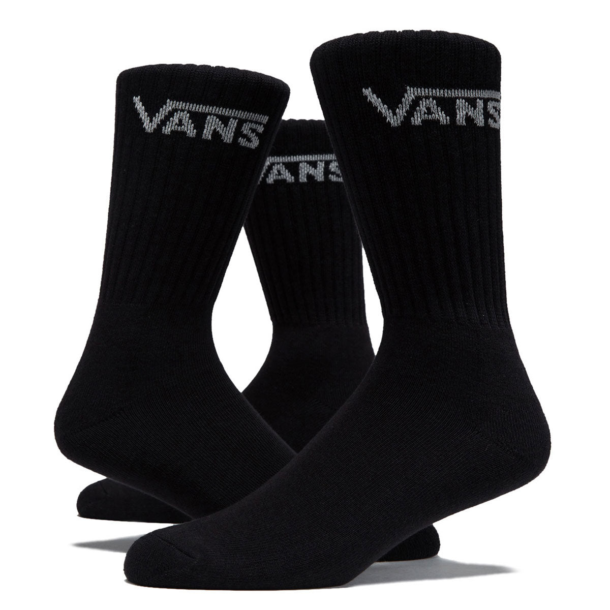 Vans Classic Crew 3 Pack Of Socks - Black image 2