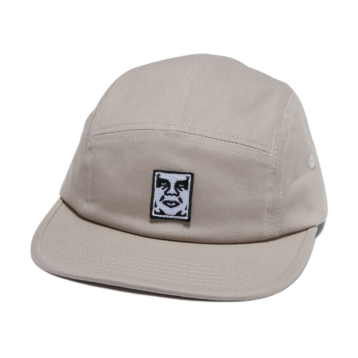 Obey Icon Patch Camp Hat - Silver Grey image 1