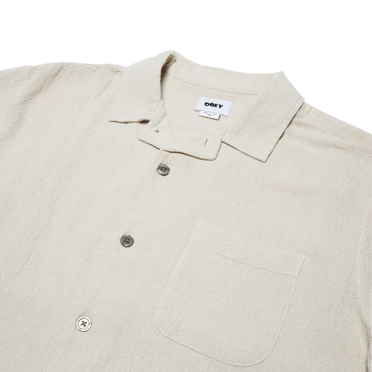 Obey Curtis Woven Shirt - Natural image 3