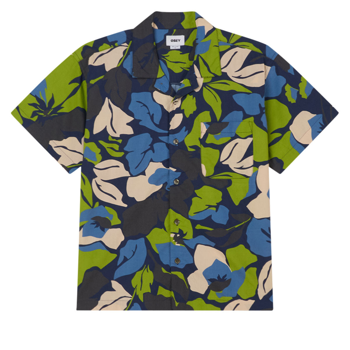 Obey Maxwell Woven Shirt - Navy Multi image 1