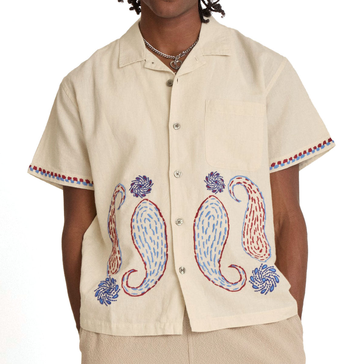 Obey Quentin Woven Shirt - Birch Multi image 3