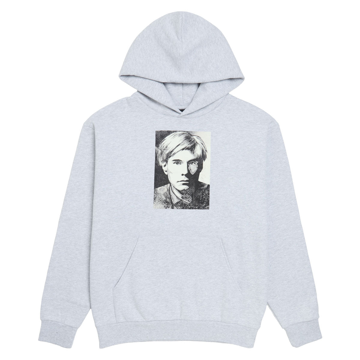 Obey Warhol Hoodie - Heather Grey image 1