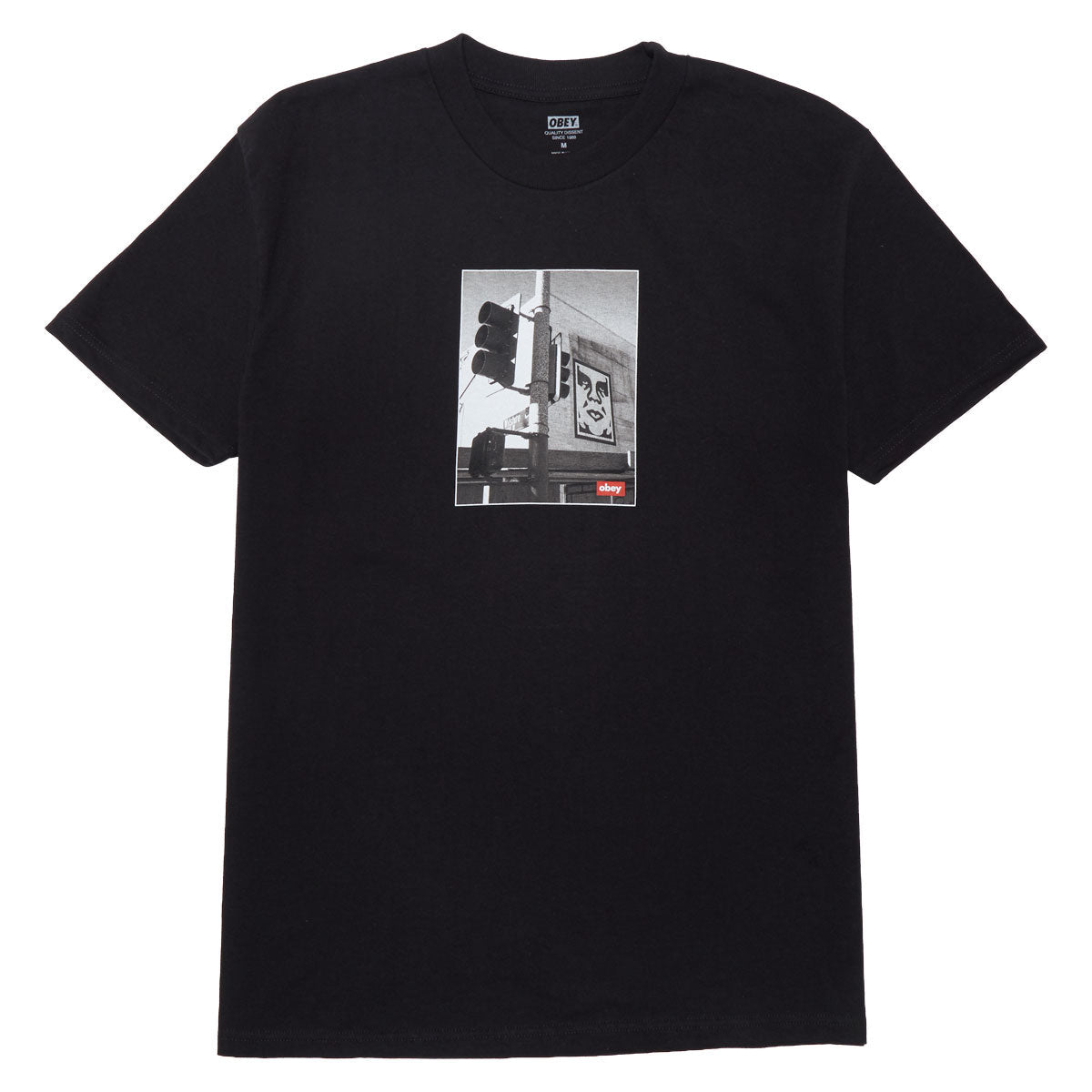 Obey Los Angeles Photo T-Shirt - Black image 1