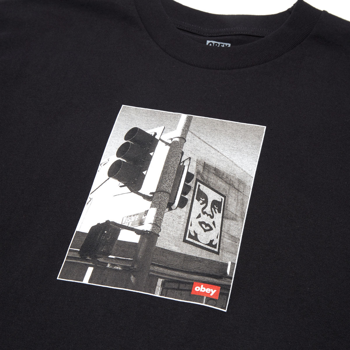 Obey Los Angeles Photo T-Shirt - Black image 2