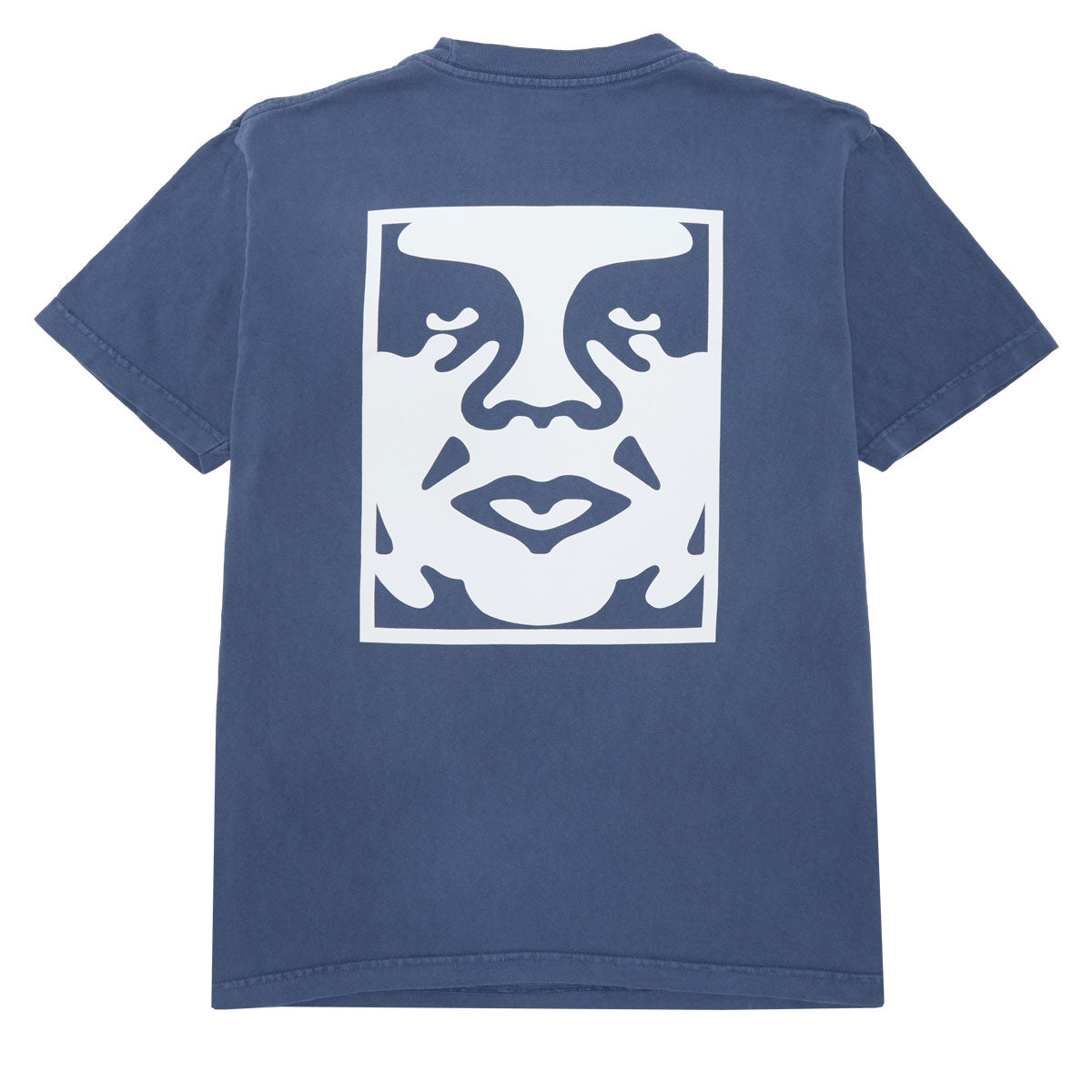 Obey Bold Icon Face T-Shirt - Pigment Dark Denim image 2