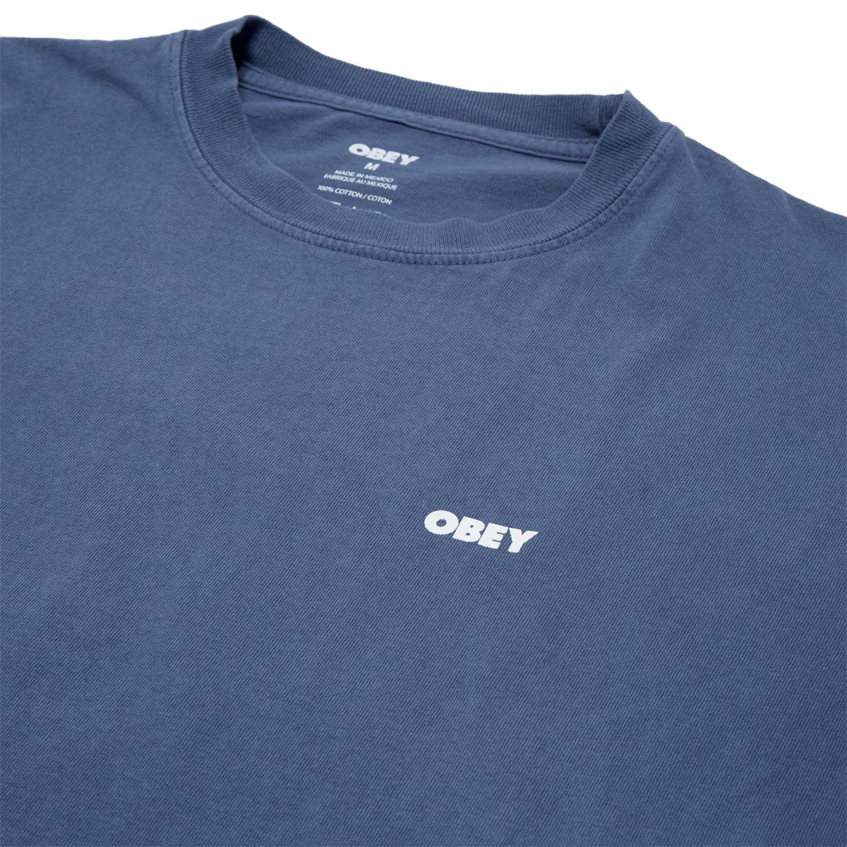 Obey Bold Icon Face T-Shirt - Pigment Dark Denim image 3
