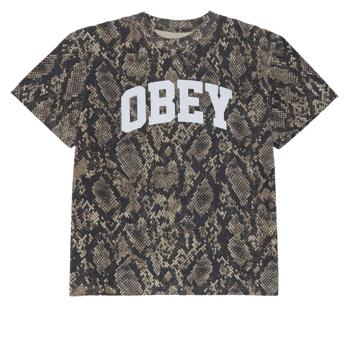 Obey Collegiate T-Shirt - Vintage Rattlesnake image 1