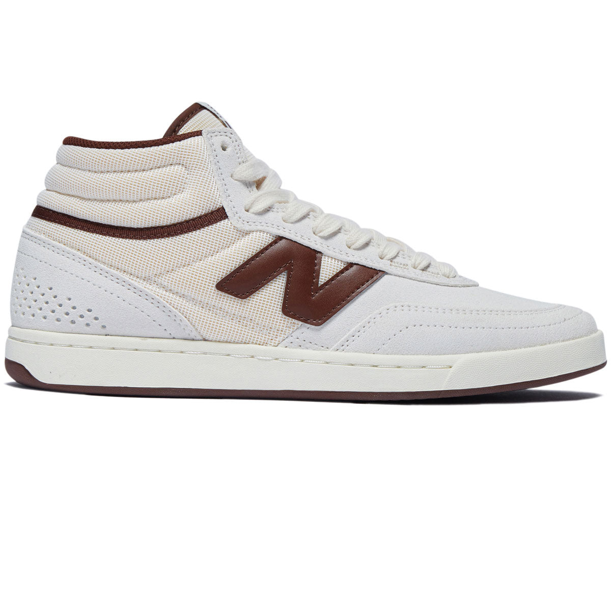 New Balance 440 Hi V2 Shoes - Sea Salt/Dark Brown image 1