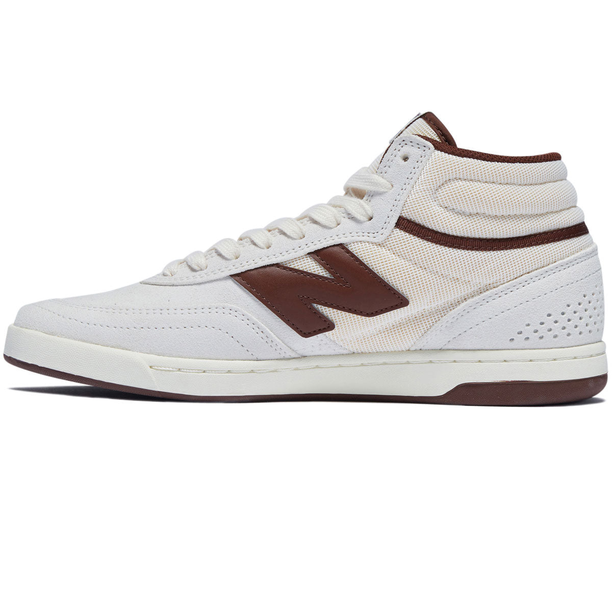 New Balance 440 Hi V2 Shoes - Sea Salt/Dark Brown image 2