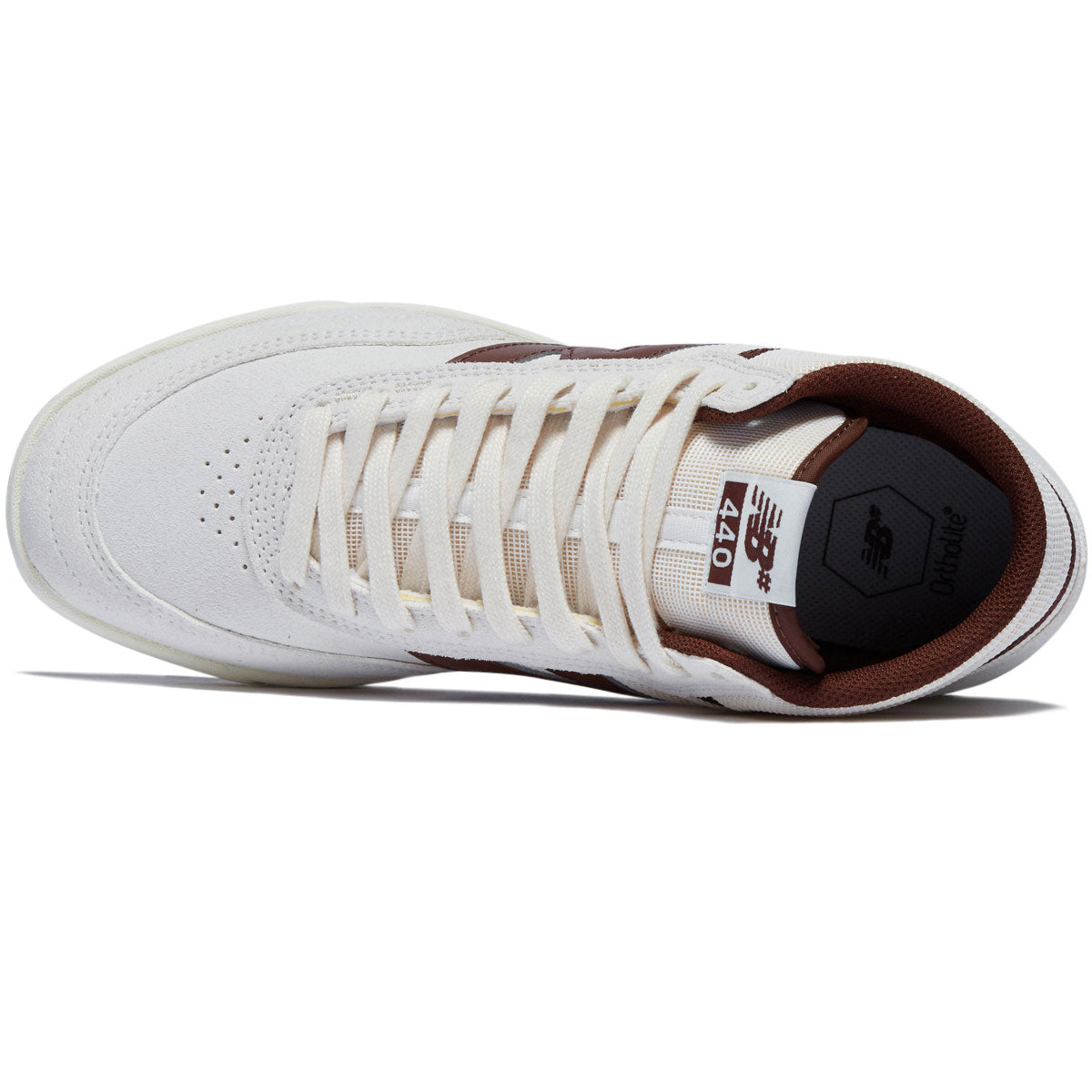 New Balance 440 Hi V2 Shoes - Sea Salt/Dark Brown image 3