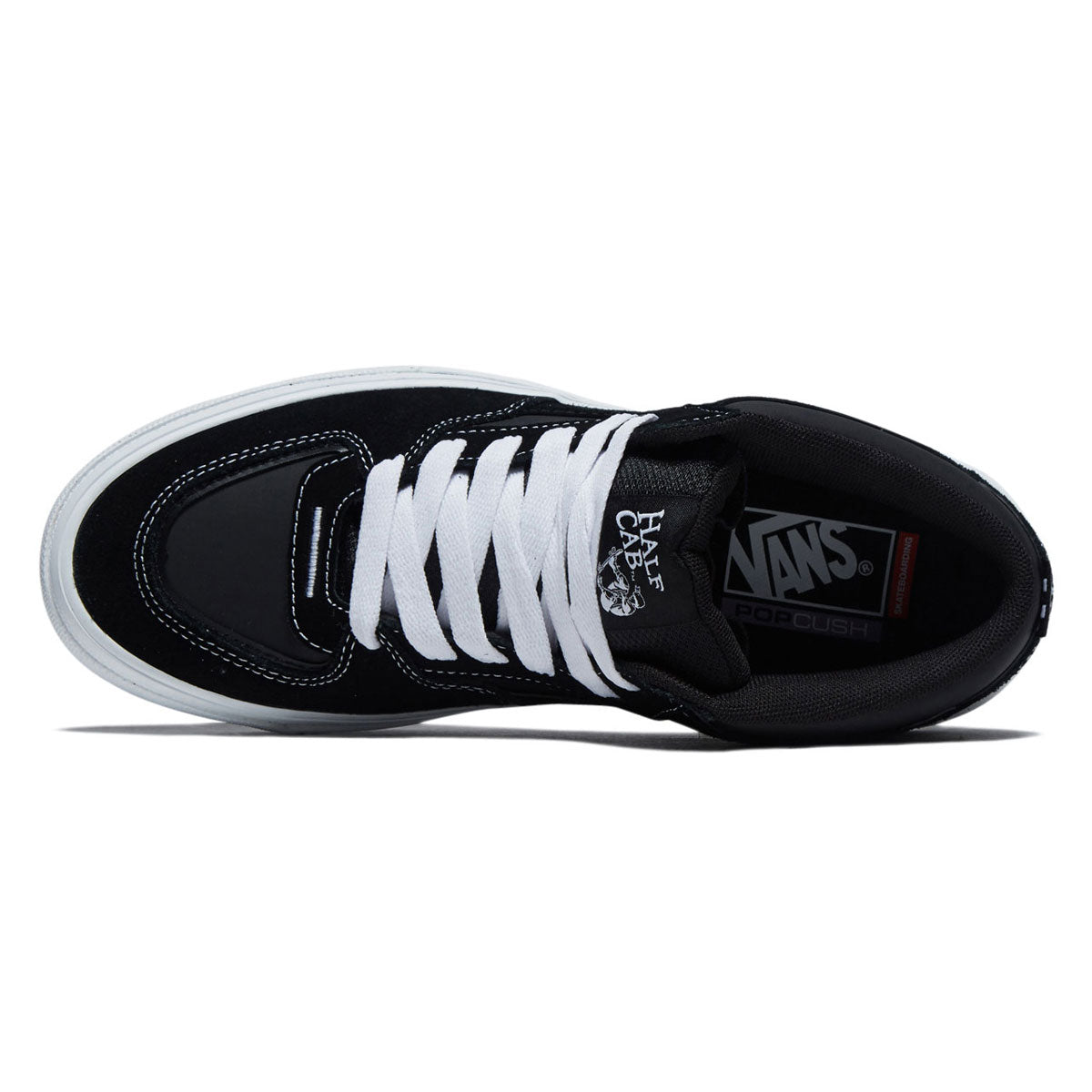 Vans Skate Half Cab Wafflecup Shoes - Black/White – Daddies Board Shop