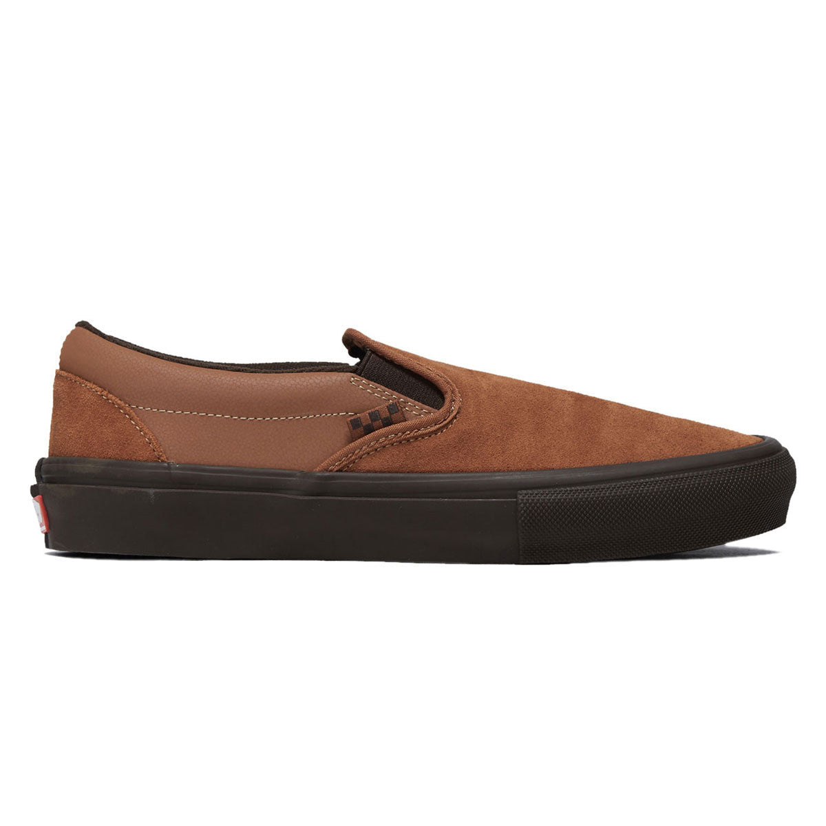 靴 Argue SLIP-ON / BROWN SUGER (SUEDE) Vans Skate Slip-On Shoes - Brown/Gum – Daddies Board Shop