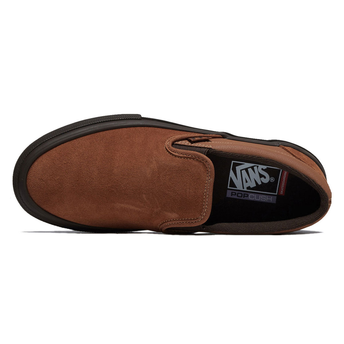 Vans Skate Slip-On Shoes - Brown/Gum – Daddies Board Shop